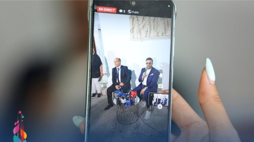  اللقاء الإعلامي للفنان صابر الرباعي بعد حفل الافتتاح